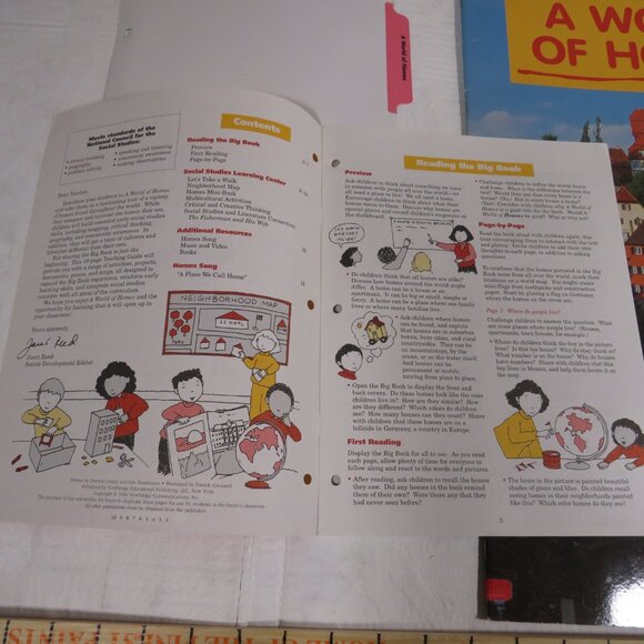 A world of Homes BIG BOOK (almost 2 feet tall) with teacher pages  Classroom - Picture 7 of 14